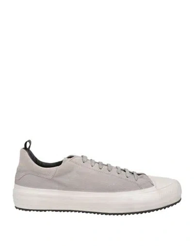 Officine Creative Italia Man Sneakers Light Grey Size 7 Leather