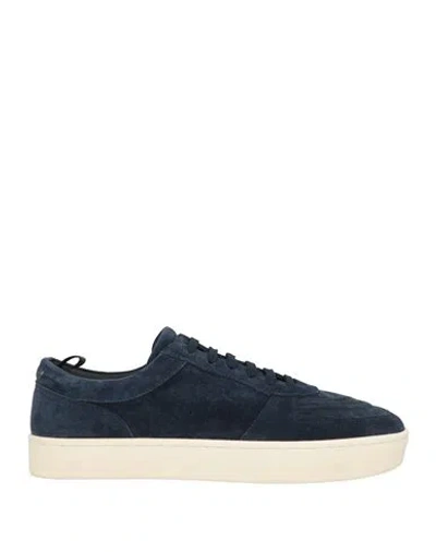 Officine Creative Italia Man Sneakers Navy Size 8 Leather In Multi