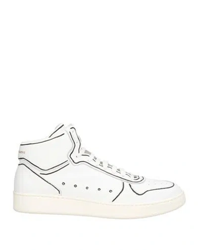 Officine Creative Italia Man Sneakers White Size 7 Leather