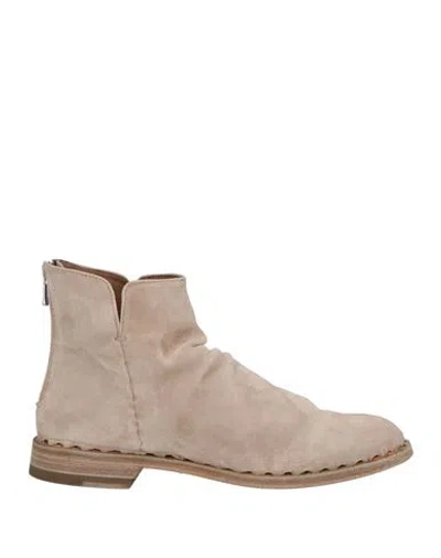 Officine Creative Italia Woman Ankle Boots Beige Size 8.5 Soft Leather