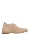 Officine Creative Italia Woman Ankle Boots Beige Size 7 Leather