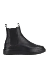 Officine Creative Italia Woman Ankle Boots Black Size 10 Soft Leather