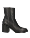 Officine Creative Italia Woman Ankle Boots Black Size 11 Leather