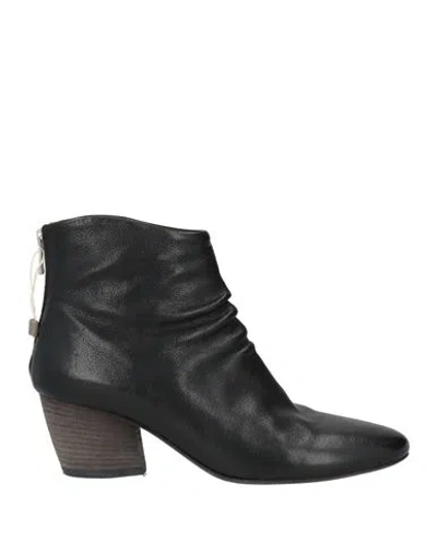 Officine Creative Italia Woman Ankle Boots Black Size 7.5 Leather