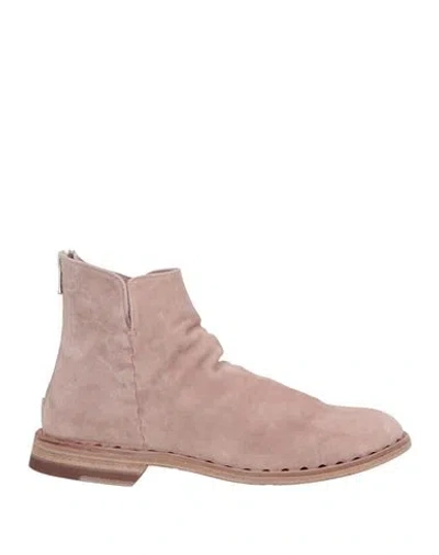 Officine Creative Italia Woman Ankle Boots Blush Size 9.5 Leather In Pink