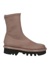 Officine Creative Italia Woman Ankle Boots Dove Grey Size 6 Leather