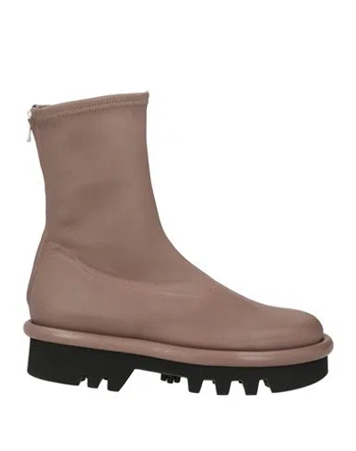 Officine Creative Italia Woman Ankle Boots Dove Grey Size 6 Leather