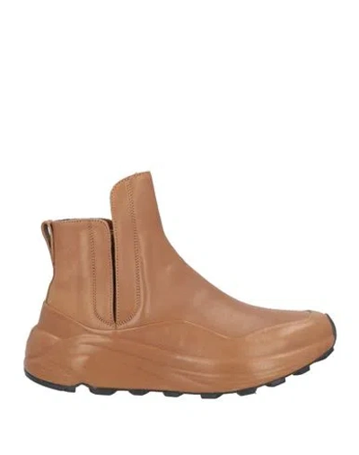 Officine Creative Italia Woman Ankle Boots Light Brown Size 8 Leather In Sand