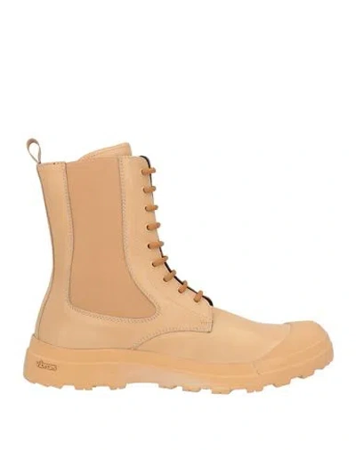 Officine Creative Italia Woman Ankle Boots Mustard Size 6 Leather In Yellow
