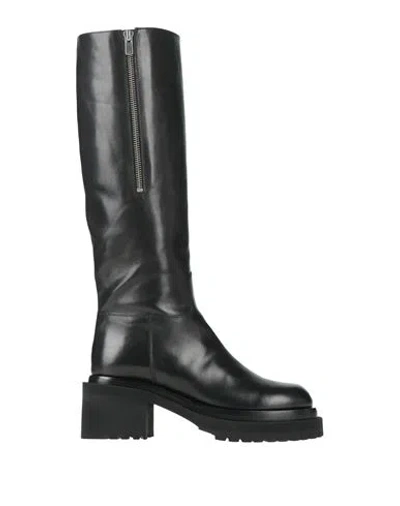 Officine Creative Italia Woman Boot Black Size 7 Leather