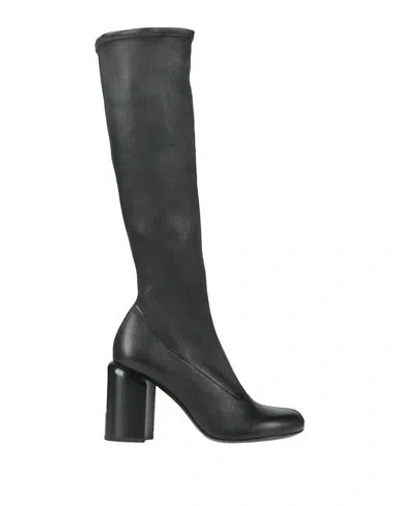 Officine Creative Italia Woman Boot Black Size 8 Leather