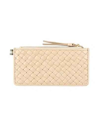 Officine Creative Italia Woman Cardholder Cream Size - Leather In White