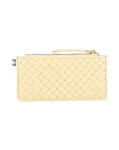 Officine Creative Italia Woman Cardholder Ivory Size - Leather In White