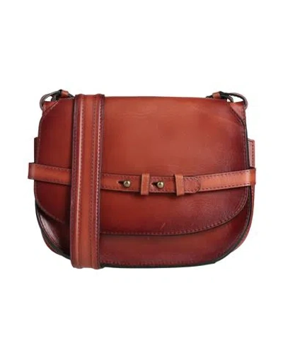 Officine Creative Italia Woman Cross-body Bag Brown Size - Leather
