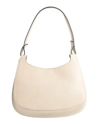 Officine Creative Italia Woman Handbag Ivory Size - Leather In Neutral