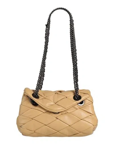 Officine Creative Italia Woman Handbag Sand Size - Leather