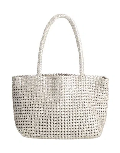 Officine Creative Italia Woman Handbag Silver Size - Leather