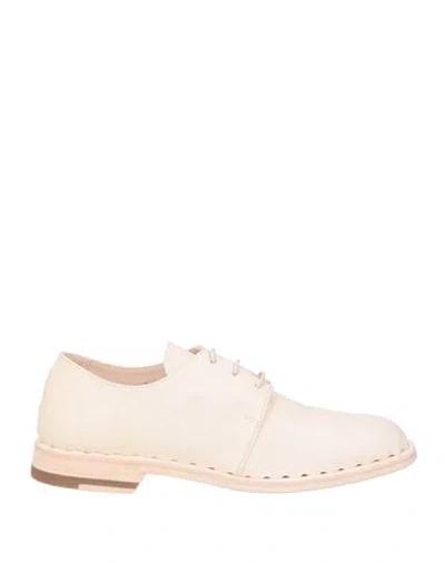 Officine Creative Italia Woman Lace-up Shoes Light Pink Size 7 Soft Leather