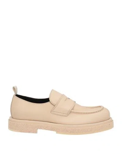 Officine Creative Italia Woman Loafers Beige Size 8 Soft Leather