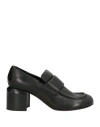 Officine Creative Italia Woman Loafers Black Size 11 Leather