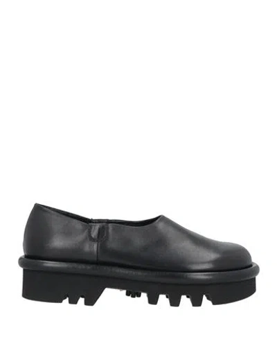 Officine Creative Italia Woman Loafers Black Size 7.5 Leather