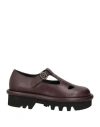 Officine Creative Italia Woman Loafers Deep Purple Size 8 Leather