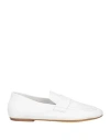 Officine Creative Italia Woman Loafers Off White Size 11 Soft Leather