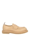 Officine Creative Italia Woman Loafers Sand Size 8 Leather In Beige