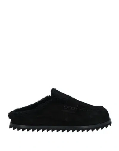 Officine Creative Italia Woman Mules & Clogs Black Size 11 Leather
