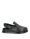 Officine Creative Italia Woman Mules & Clogs Black Size 5 Leather