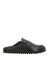 Officine Creative Italia Woman Mules & Clogs Black Size 8 Leather In Black