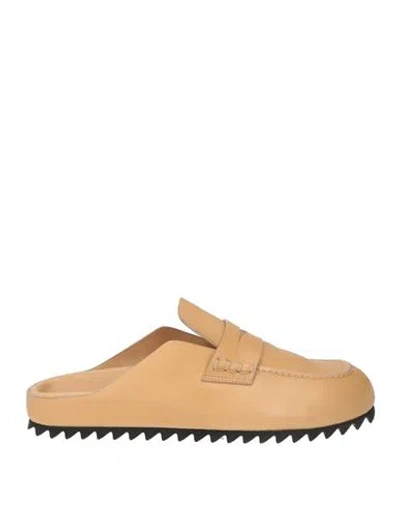 Officine Creative Italia Woman Mules & Clogs Sand Size 7 Leather In Brown
