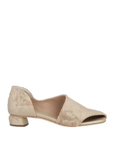 Officine Creative Italia Woman Pumps Beige Size 8 Leather