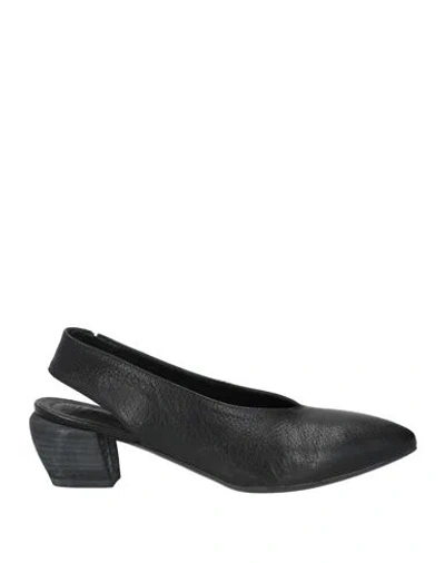 Officine Creative Italia Woman Pumps Black Size 7.5 Soft Leather