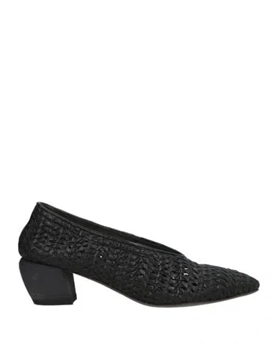 Officine Creative Italia Woman Pumps Black Size 8 Leather