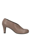 Officine Creative Italia Woman Pumps Lead Size 8 Leather In Grey