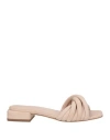 Officine Creative Italia Woman Sandals Blush Size 10 Soft Leather In Pink