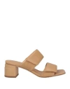 Officine Creative Italia Woman Sandals Sand Size 8 Leather In Beige