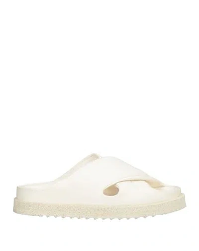 Officine Creative Italia Woman Sandals White Size 7 Leather