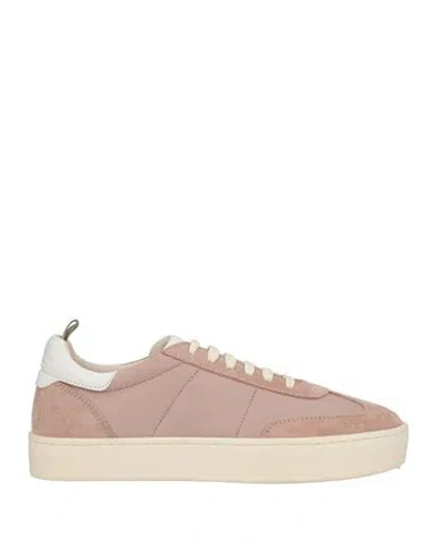 Officine Creative Italia Woman Sneakers Antique Rose Size 8 Leather In Pink