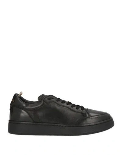 Officine Creative Italia Woman Sneakers Black Size 11 Leather