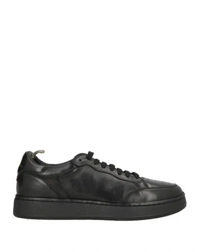 Officine Creative Italia Woman Sneakers Black Size 8 Leather
