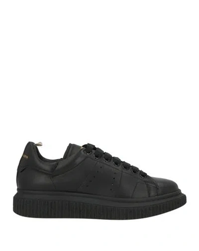 Officine Creative Italia Woman Sneakers Black Size 8 Leather