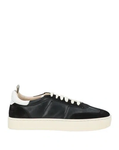 Officine Creative Italia Woman Sneakers Black Size 9 Leather