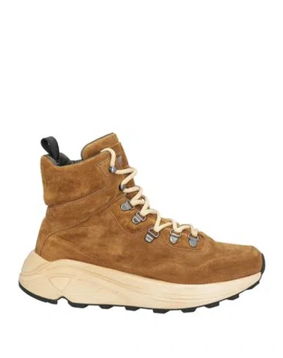 Officine Creative Italia Woman Sneakers Camel Size 8 Leather In Beige