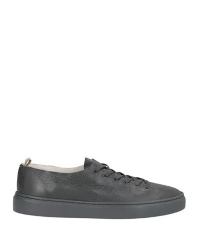 Officine Creative Italia Woman Sneakers Charcoal Size 8 Leather In Gray