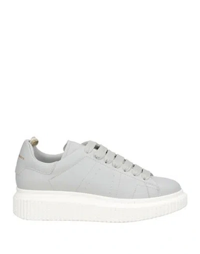 Officine Creative Italia Woman Sneakers Grey Size 6 Leather In Gray