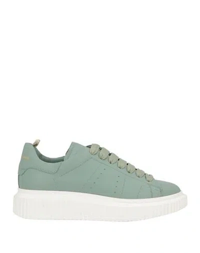 Officine Creative Italia Woman Sneakers Sage Green Size 7 Leather