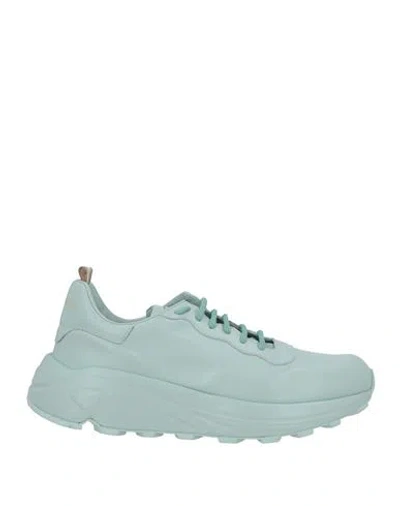 Officine Creative Italia Woman Sneakers Sky Blue Size 9 Leather