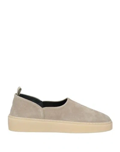 Officine Creative Italia Woman Sneakers Taupe Size 8 Leather In Grey